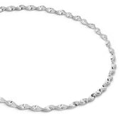 Daisy London - Helix Twisted Chain Bracelet - Silver