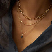 Daisy London - Birthstone Necklace - Sapphire September - Gold