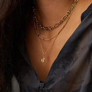 Daisy London - Birthstone Necklace - Citrine November - Gold
