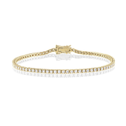 Brown & Newirth - Diamond Tennis Bracelet - 9kt Yellow Gold