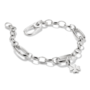 Thomas Sabo - Three Connect Links Charm Bracelet - Silver