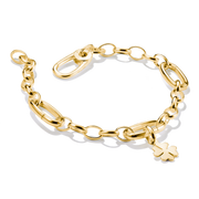 Thomas Sabo - Three Connect Links Charm Bracelet - Gold