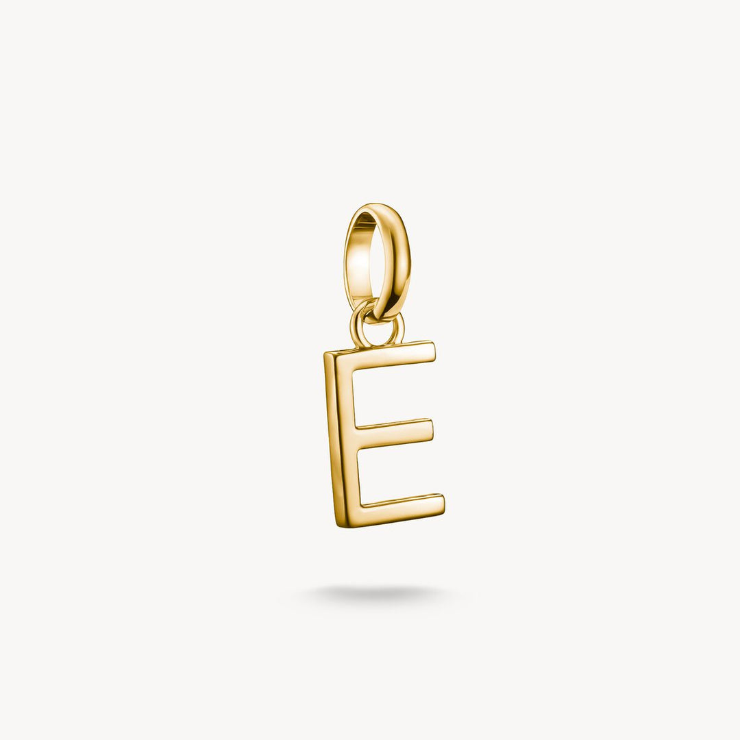 Thomas Sabo - Letter E Connect Charm - Gold