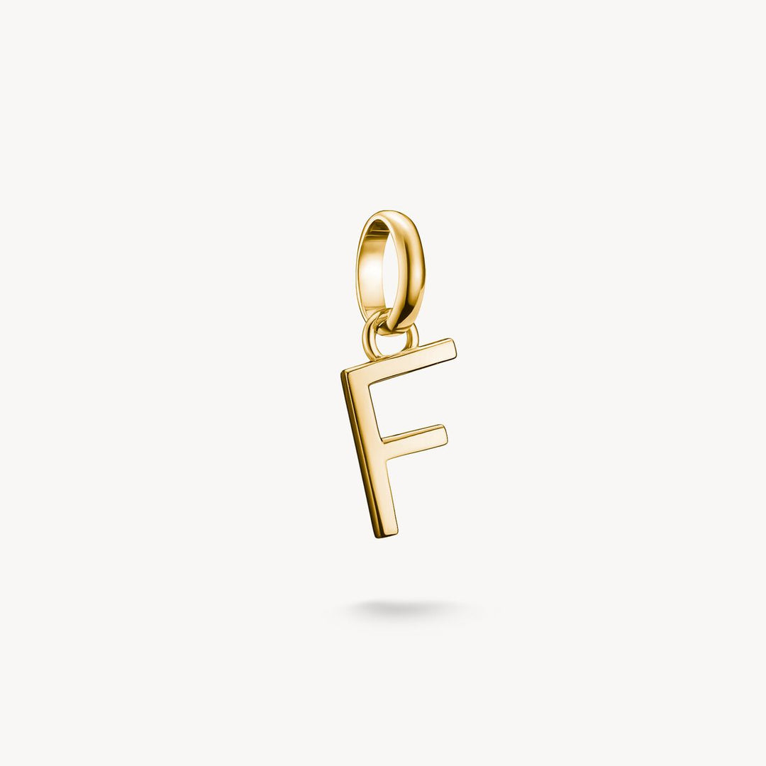 Thomas Sabo - Letter F Connect Charm - Gold