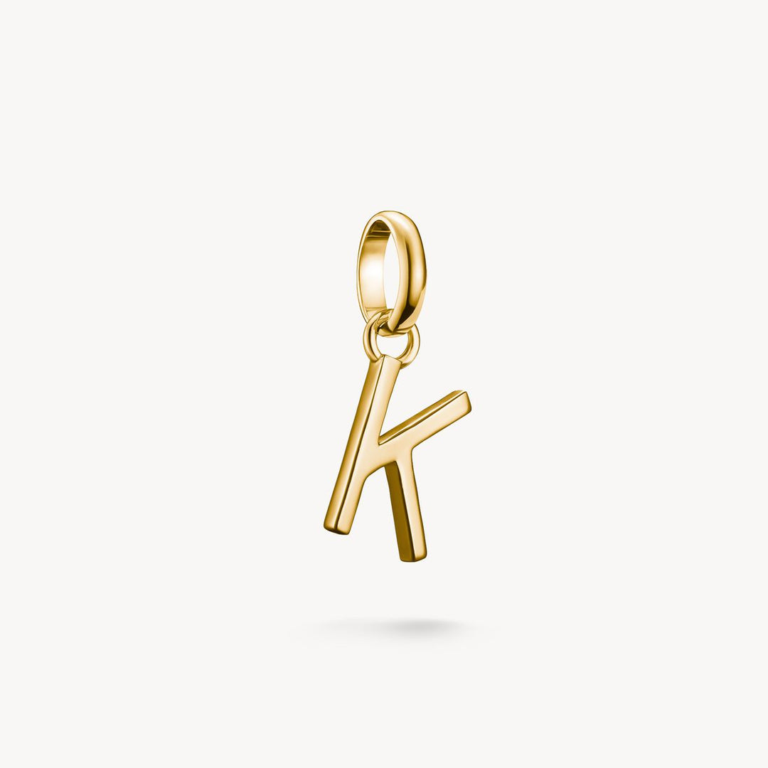 Thomas Sabo - Letter K Connect Charm - Gold