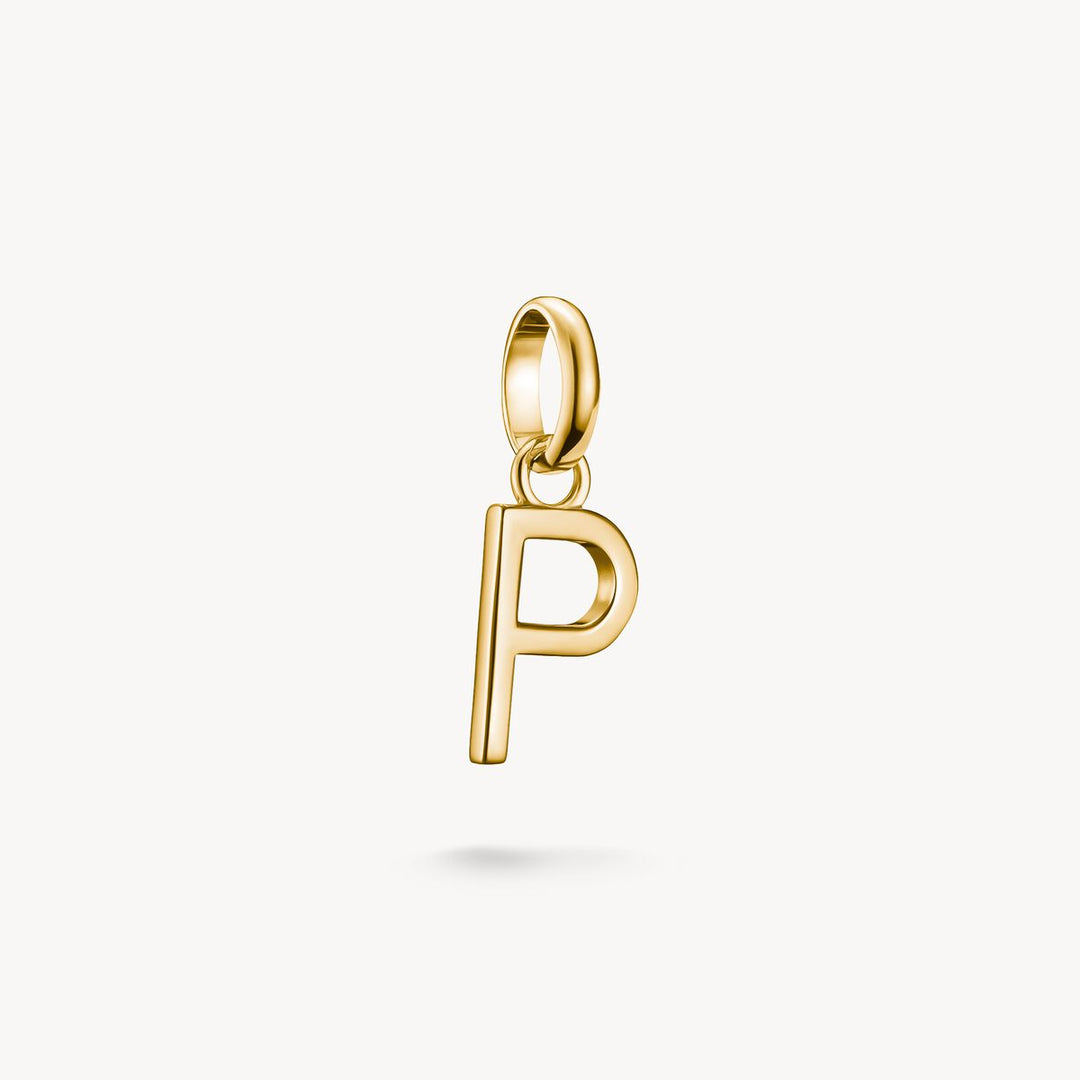 Thomas Sabo - Letter P Connect Charm - Gold