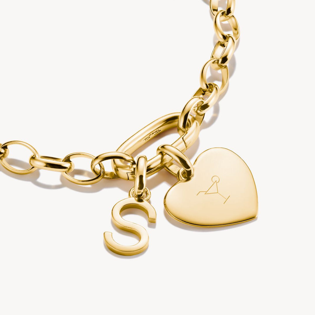 Thomas Sabo - Letter S Connect Charm - Gold