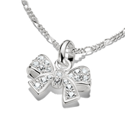 Thomas Sabo - Bow with Stones Connect Charm - Silver