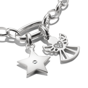 Thomas Sabo - Star with White Stone Connect Charm - Silver