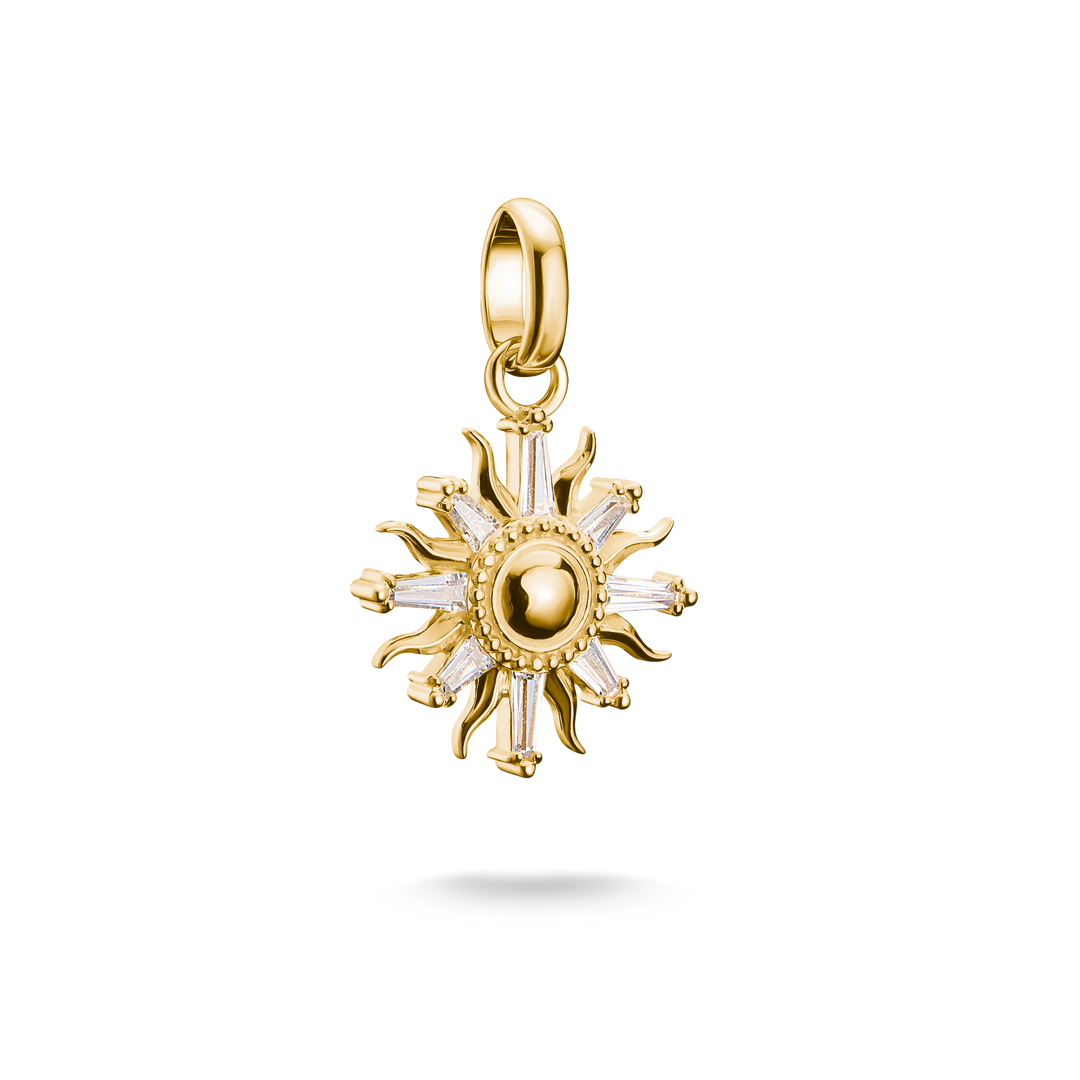 Thomas Sabo - Sun with Stones Connect Charm - Gold