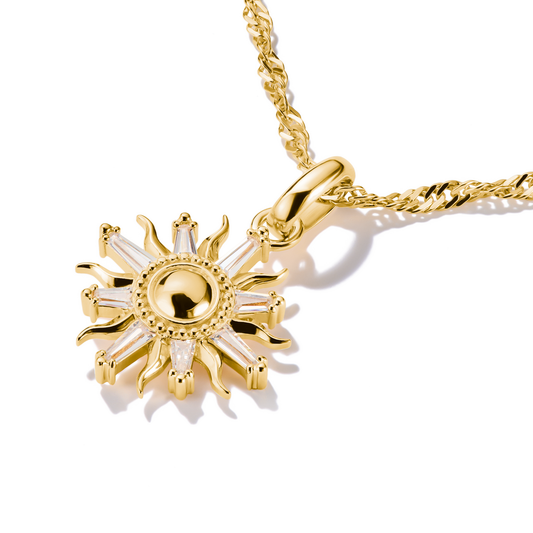 Thomas Sabo - Sun with Stones Connect Charm - Gold