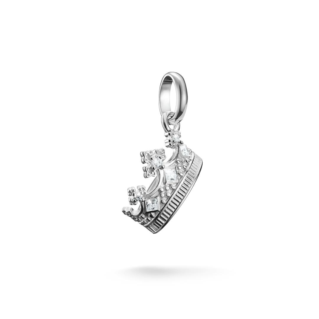 Thomas Sabo - Crown with Stones Connect Charm - Silver
