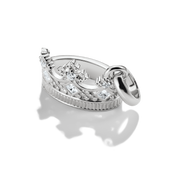 Thomas Sabo - Crown with Stones Connect Charm - Silver