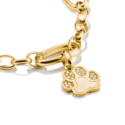 Thomas Sabo - Paw with Stones Connect Charm - Gold