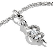 Thomas Sabo - Snake with Stone Connect Charm - Silver