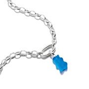 Thomas Sabo - Goldbears in Blue Connect Charm - Silver