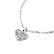 Thomas Sabo - Pavé Heart Connect Charm - Silver