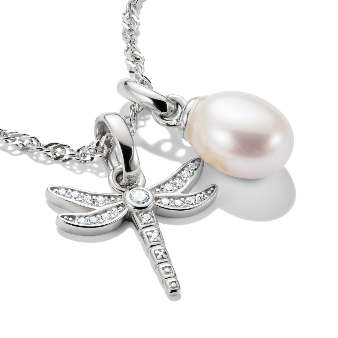Thomas Sabo - Freshwater Pearl Connect Charm - Silver