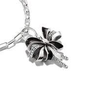Thomas Sabo - Black Bow Connect Charm - Silver
