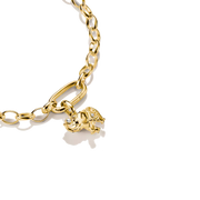 Thomas Sabo - Charm Connect Elephant With White Zirconia – Gold