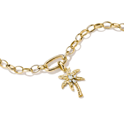Thomas Sabo - Charm Connect Palm Tree With White Zirconia - Gold