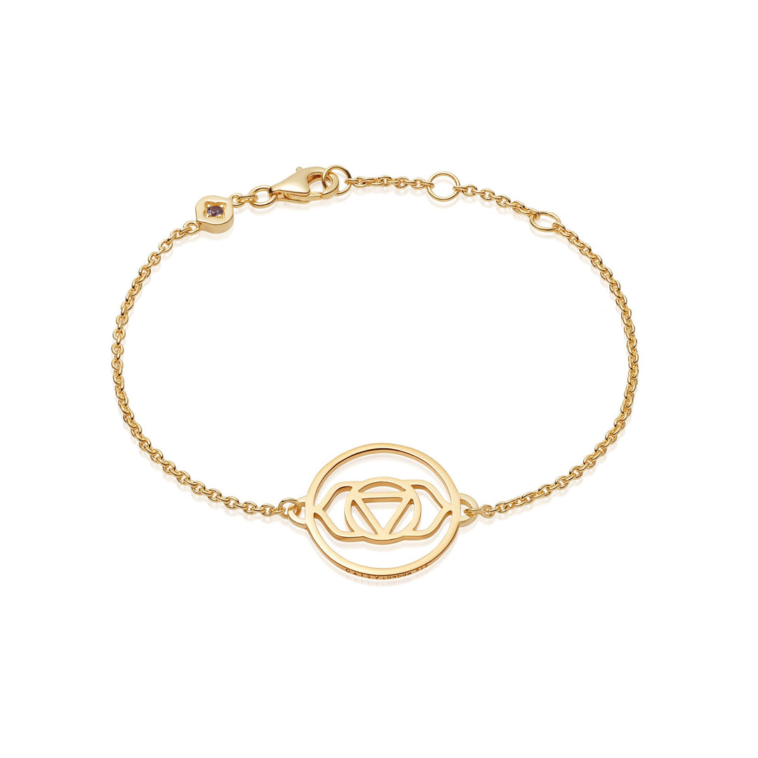Daisy London - Brow Chakra Chain Bracelet - Gold