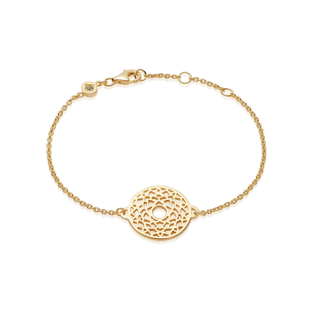 Daisy London - Crown Chakra Chain Bracelet - Gold