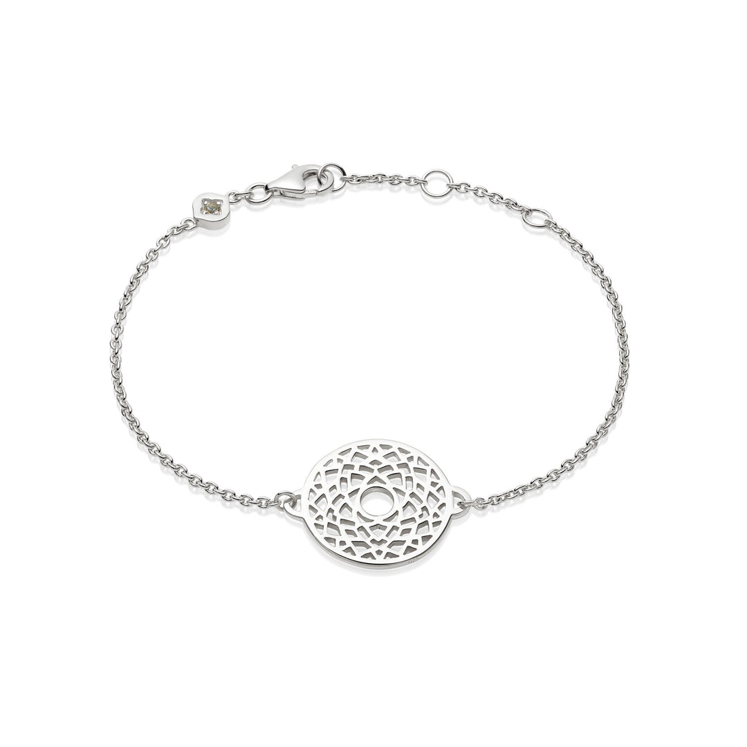 Daisy London - Crown Chakra Chain Bracelet - Silver