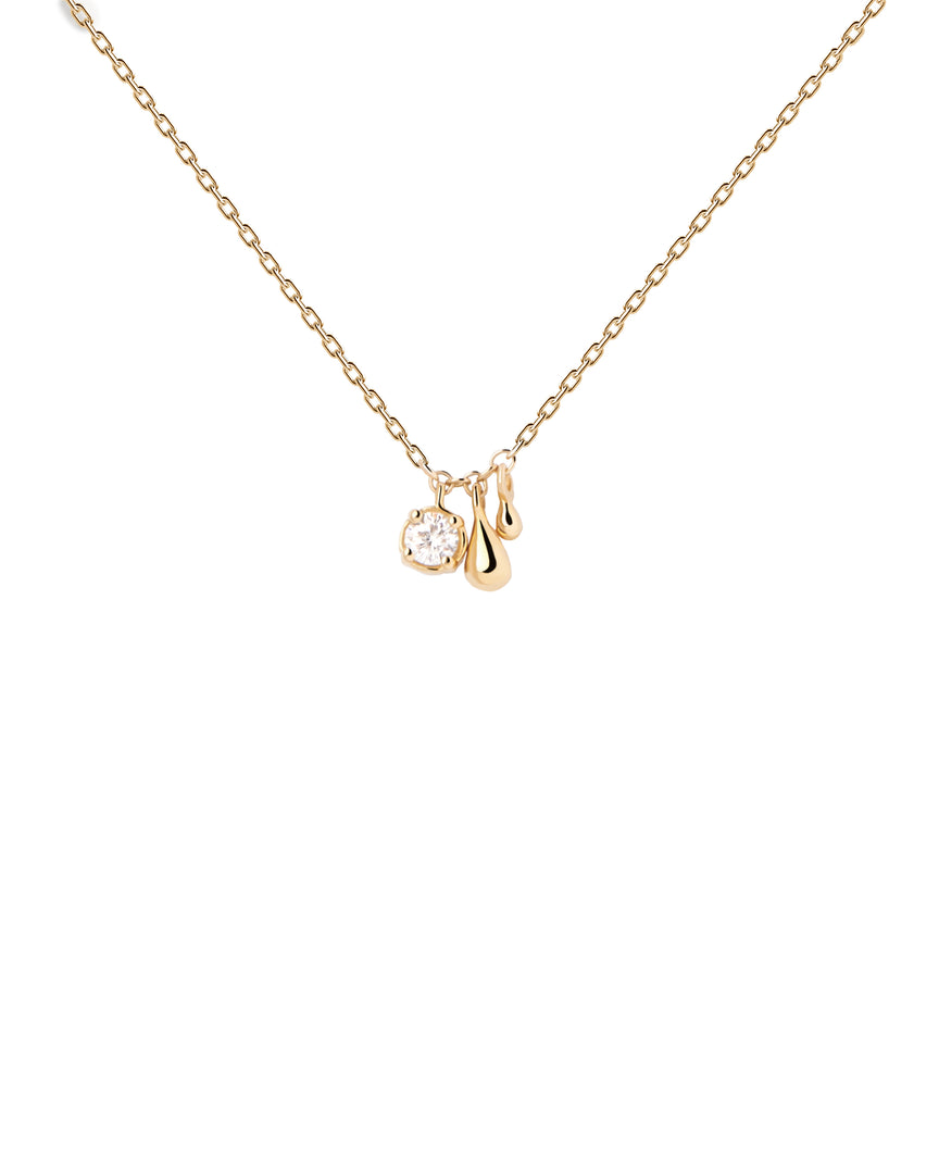 PDPAOLA - Water Necklace - Gold