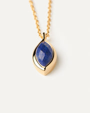 PDPAOLA - Lapis Lazuli Nomad Necklace - Gold