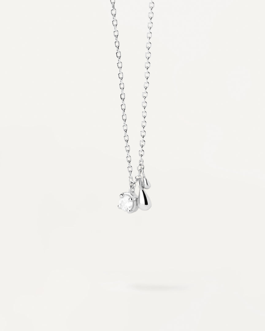 PDPAOLA - Water Necklace - Silver