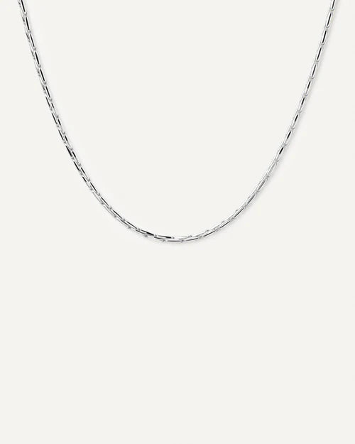 PDPAOLA - Boston Chain Necklace - Silver