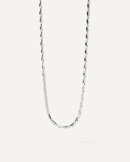 PDPAOLA - Boston Chain Necklace - Silver