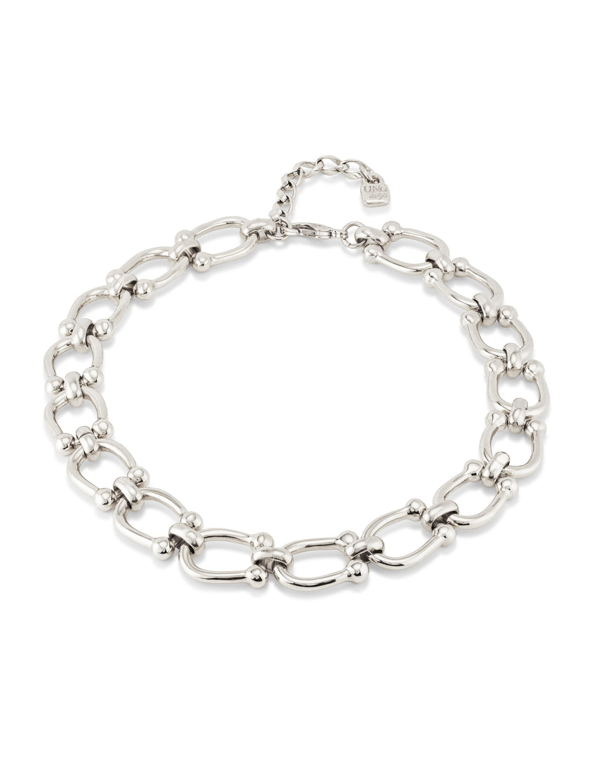 UNOde50 - Medium Sized Links Necklace - Silver