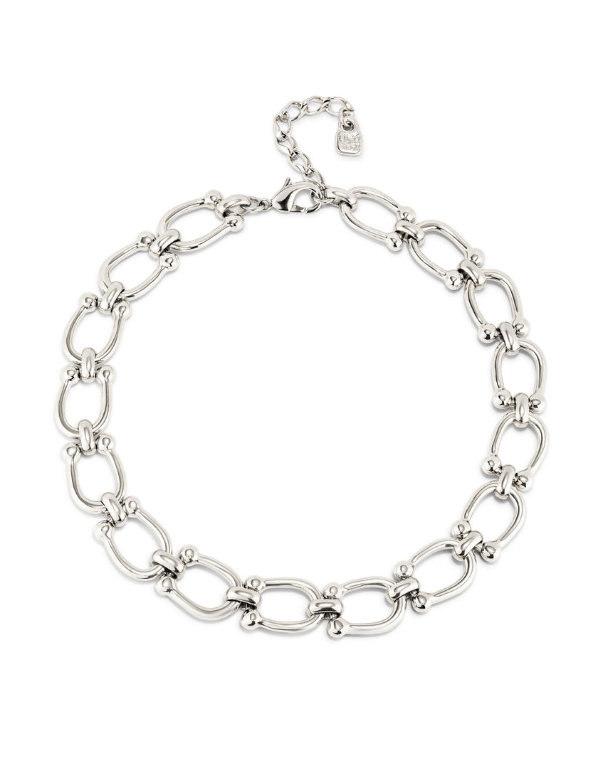 UNOde50 - Medium Sized Links Necklace - Silver