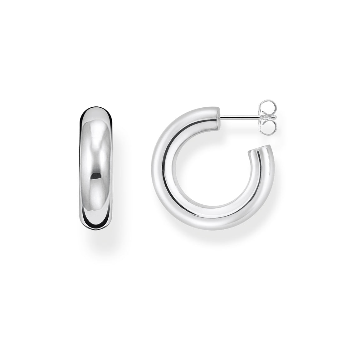 Thomas Sabo - Small Chunky Hoop Earrings - Silver