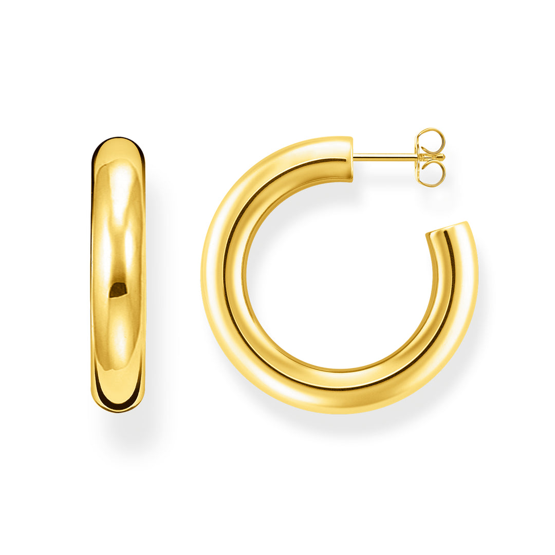 Thomas Sabo - Medium Chunky Hoop Earrings - Gold