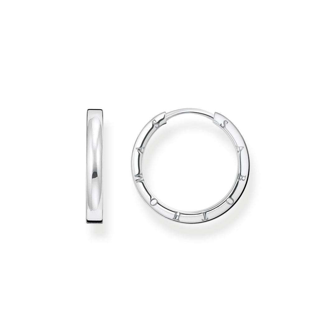 Thomas Sabo - Wide Hoop Earrings Small - Silver