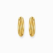 Thomas Sabo - Intertwined Big Hoop Earrings - Gold