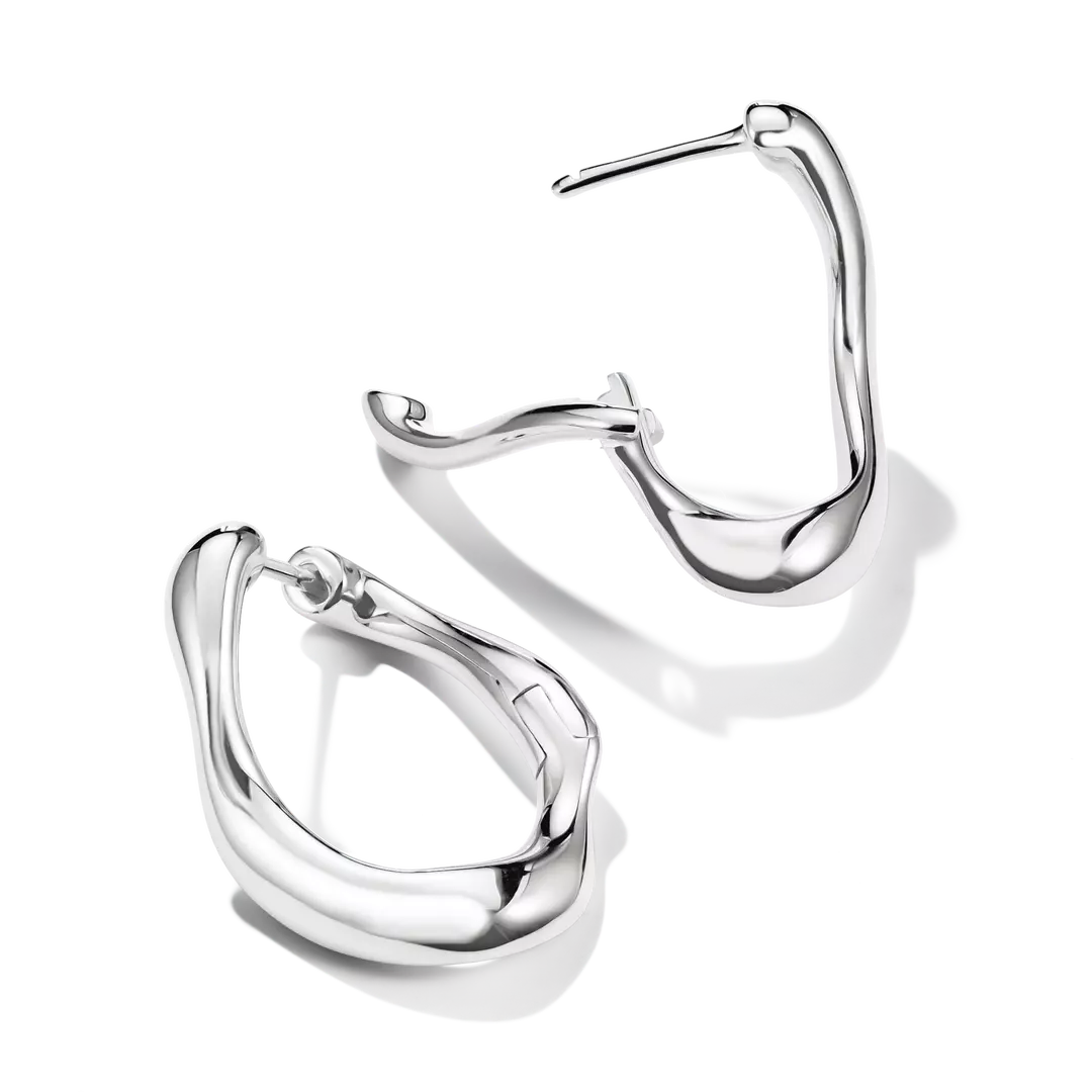 Thomas Sabo - Bold Elegence Hoop Earrings - Silver