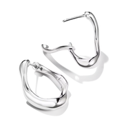 Thomas Sabo - Bold Elegence Hoop Earrings - Silver