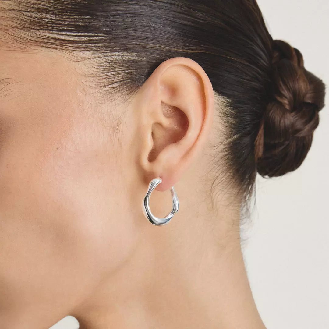 Thomas Sabo - Bold Elegence Hoop Earrings - Silver