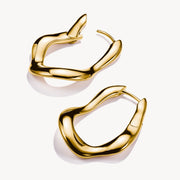 Thomas Sabo - Natural Beauty Big Hoop Earrings - Gold
