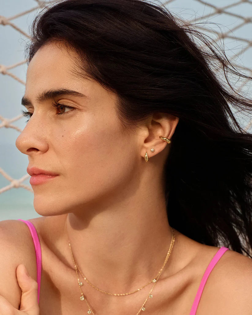 Ania Haie - Luxe Huggie Hoop Earrings - Gold