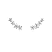 Ania Haie - Sparkle Climber Stud Earrings - Silver