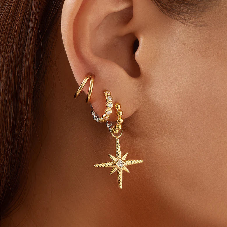 Ania Haie - Double Huggie Earrings - Gold