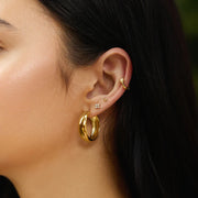 Ania Haie - Four-Petal Stud Earrings - Gold