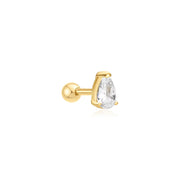 Ania Haie - Pear Barbell Single Earring - Gold