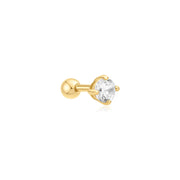 Ania Haie - Sparkle Round Barbell Single Earring - Gold