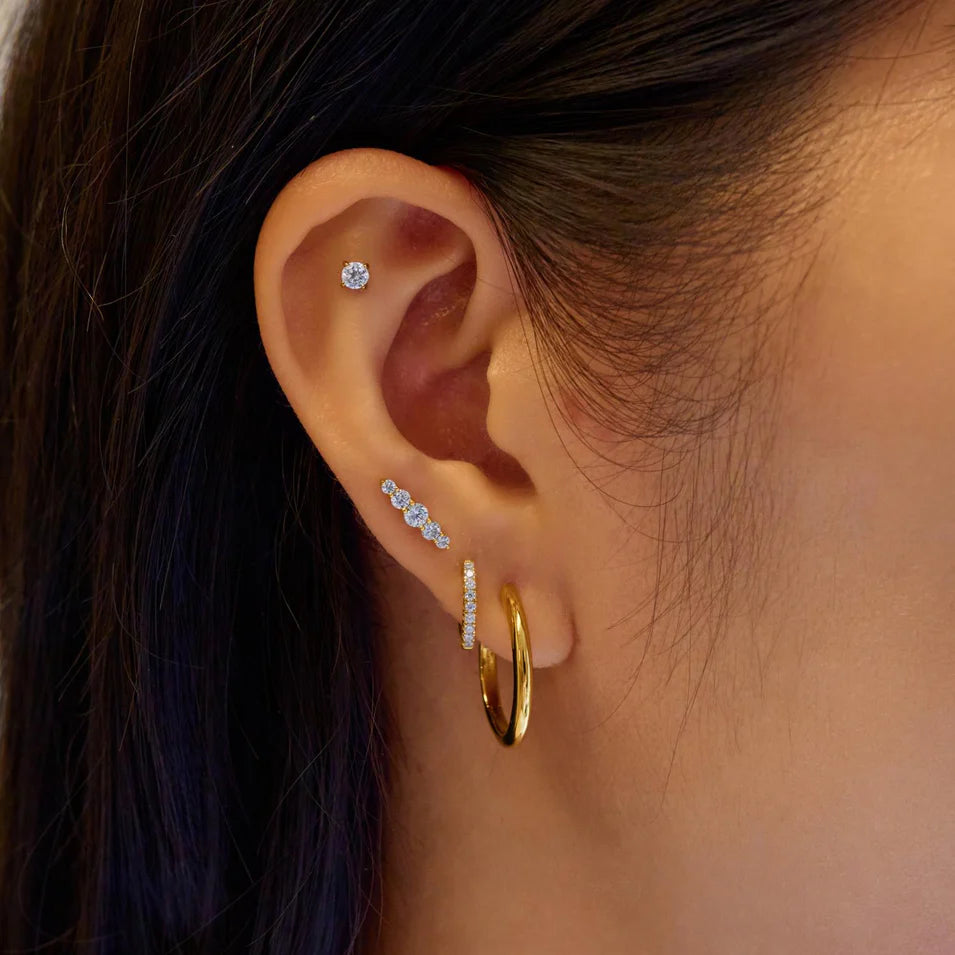 Ania Haie - Bar Barbell Single Earring - Gold